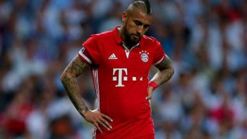 Arturo Vidal, estrella chilena del Bayern Munich se pierde el resto de la temporada.