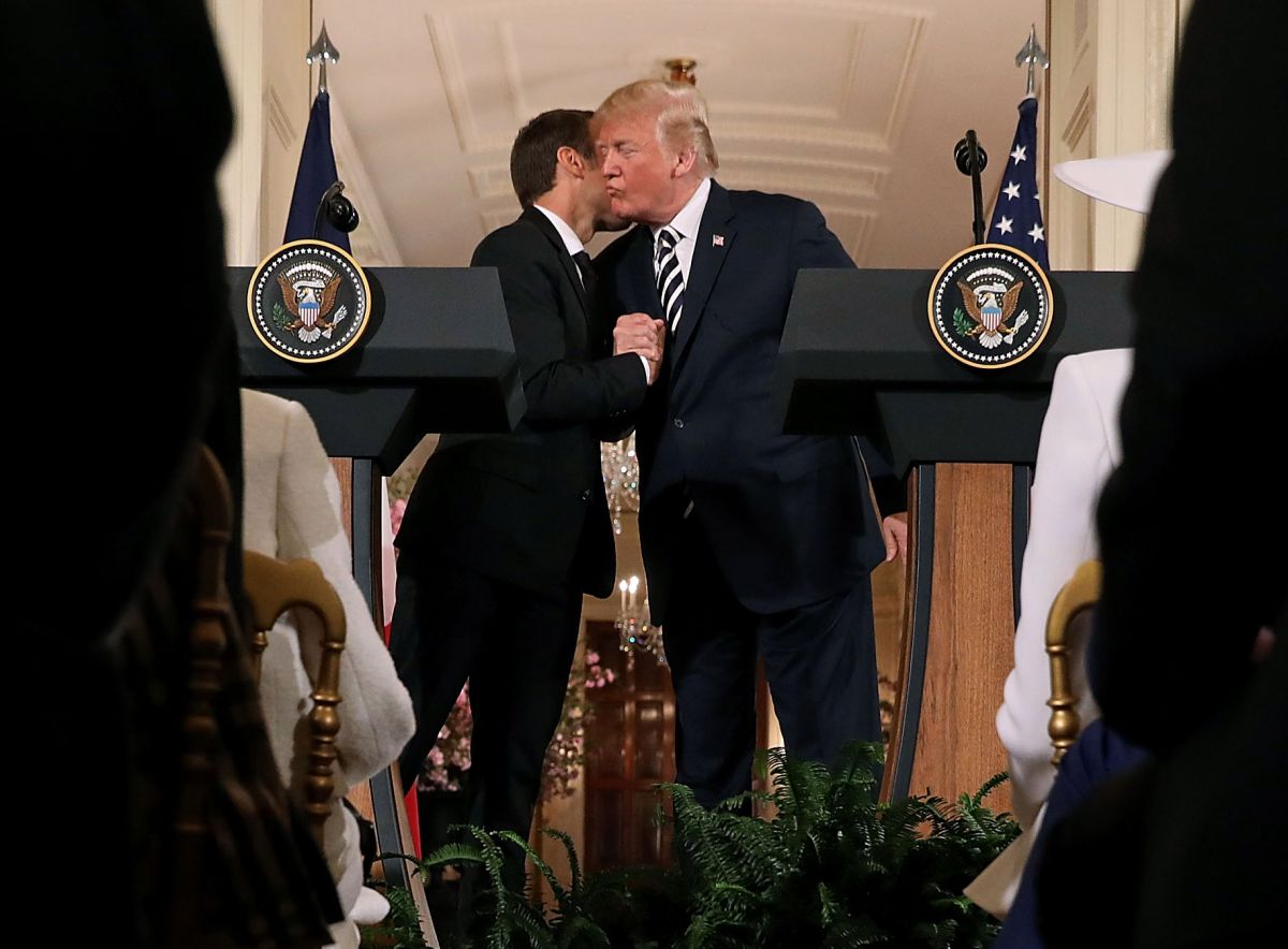 Trump lanza advertencia a Irán y acuerda con Macron impulsar nuevo ...