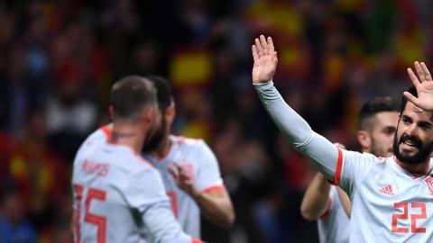 Isco marca el primer hat-trick de su carrera  en su partido contra Argentina