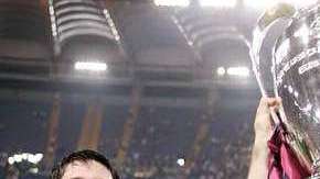 Messi y Andres Iniesta