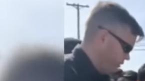 Imágenes de la redada  en una planta procesadora de carnes en Tennessee.