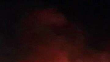 Un fuerte incendio se registró a las afueras del estadio Akron