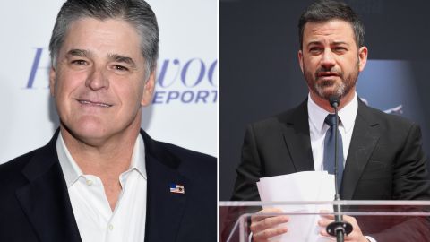 Sean Hannity y Jimmy Kimmel.