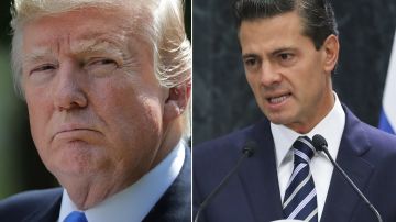 Los gobiernos de Trump y Enrique Peña Nieto enfrentados por migración y seguridad fronteriza.