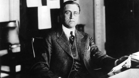 Roosevelt contrajo el virus de la polio a los 39 años.