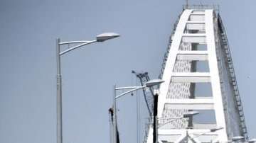 El nuevo puente de Kerch es el más largo de Europa.