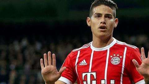 James Rodríguez anotó al Real Madrid. EFE