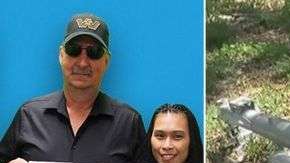 Así quedó el helicóptero luego de incendiarse.