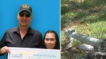 Así quedó el helicóptero luego de incendiarse.