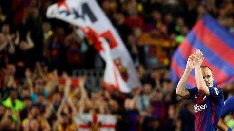 Todo fue sobre Iniesta. EFE
