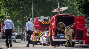Las autoridades tomaron las calles en Lieja, Bélgica