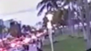 Un video de la Policía de Miami muestra el momento del ataque.