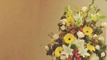 Un perro atiende el funeral de su dueño.