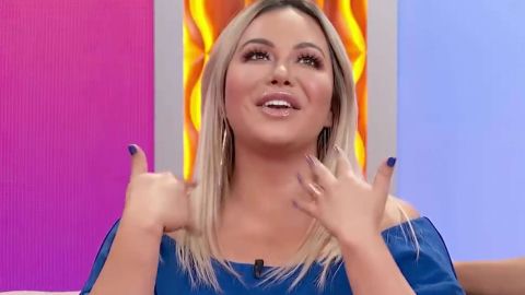 Chiquis Rivera en "Buenos días familia" de Estrella TV