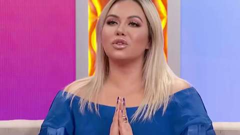 Chiquis Rivera en el programa "Buenos días familia" de Estrella TV