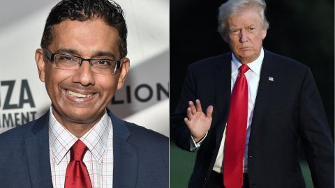 Dinesh D'Souza y Donald Trump.