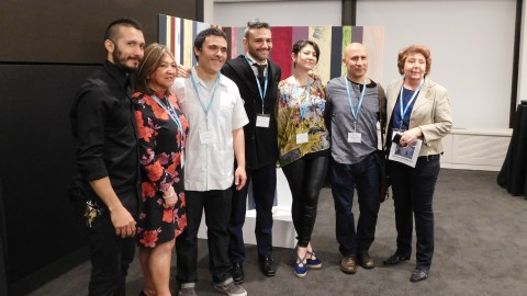 Diego Anaya, Sylvia Mata, Hernann Mejía, Carlos Torres Machado, Sandra Mack Valencia, Pablo Caviedes y Graciela Kartofel.