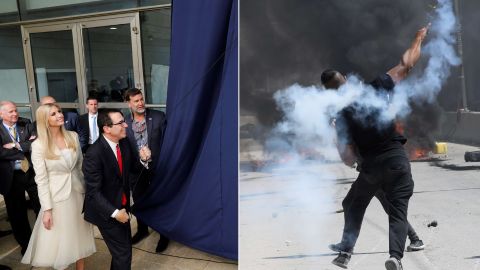 El traslado de la Embajada de EEUU a Jerusalén causó protestas de palestinos.