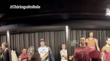 Gareth Bale se hizo pasar por una estatua en el Museo de Cera de Madrid
