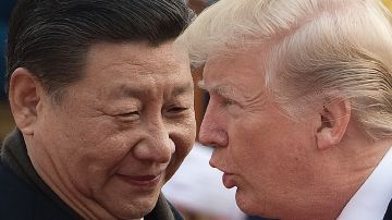 Los presidentes Xi Jinping y Donald Trump.