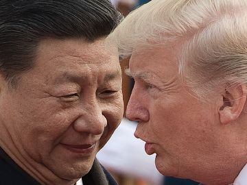 Los presidentes Xi Jinping y Donald Trump.