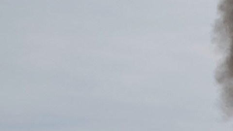Marines mexicanos observan la quema de toneladas de drogas en Veracruz