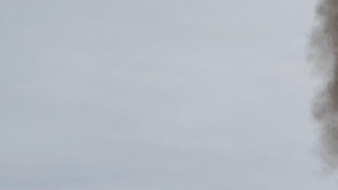 Marines mexicanos observan la quema de toneladas de drogas en Veracruz