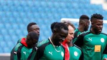Selección Senegal. CHARLY TRIBALLEAU/AFP/Getty Images