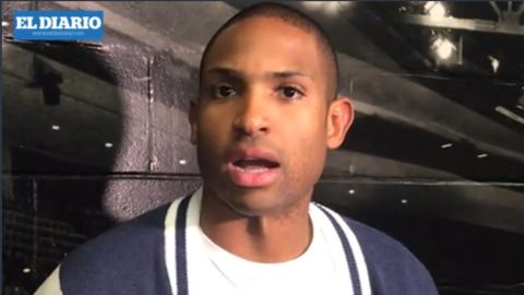 Al Horford antes de su partido contra los Cavaliers.