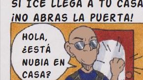 Cómic de la Oficina de Letitia James que recoge derechos en caso de ser detenido por ICE