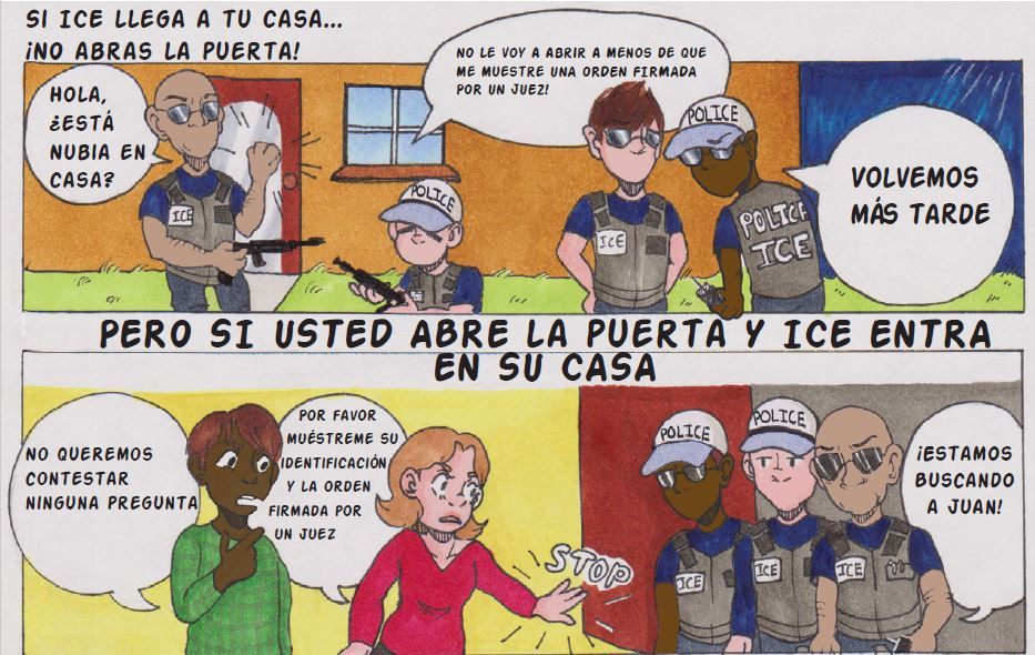 Cómic muestra qué hacer y cuáles son sus derechos si es detenido por ...