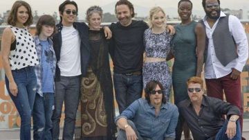 Miembros del elenco de "The Walking Dead".