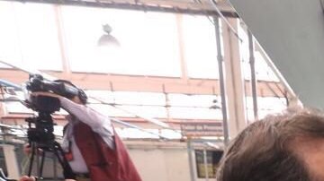 El presidente del INE, Lorenzo Córdova, durante la impresión de las boletas electorales.