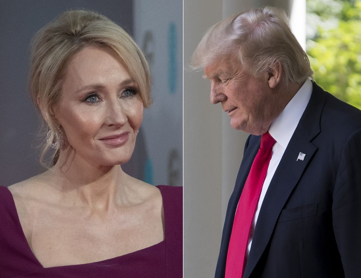 J.K. Rowling ha expresado en Twitter su rechazo a Trump.