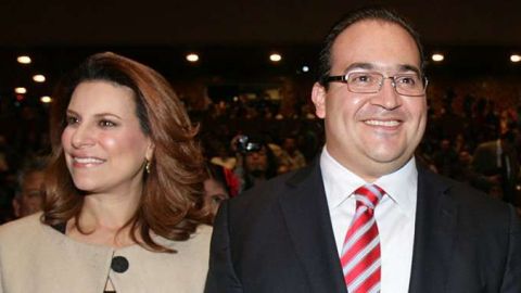 Karime Macías y Javier Duarte.