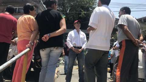 Sergio Mayer en campaña.