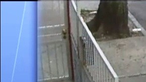 Los sospechosos fueron captados por cámaras de seguridad