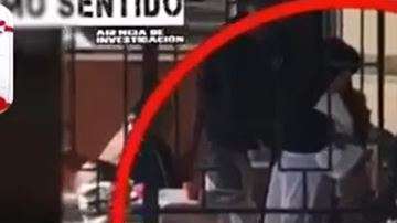 En el video se ve claramente la agresión de la monja al anciano.