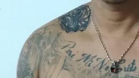 Fermán Umanzor tiene tatuajes en todo su cuerpo.