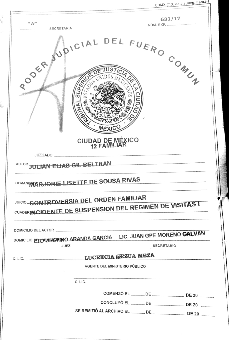 Juez no acepta la suspensión de las visitas de Julián Gil y Matías