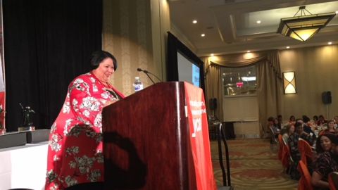 Rossana Rosado, secretaria de Estado de Nueva York, fue la oradora principal del evento realizado en Tarrytown.