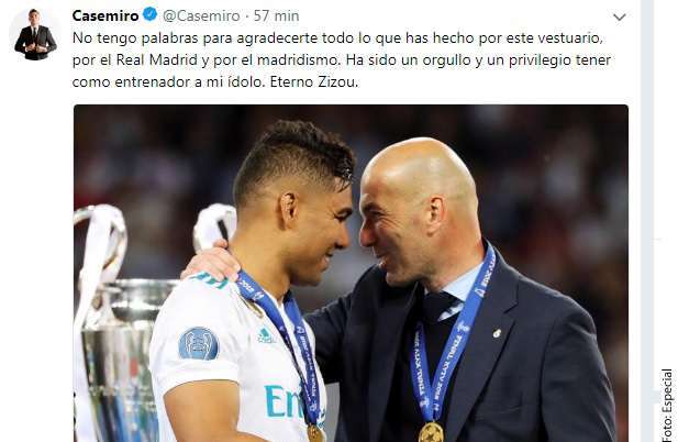 Conmociona en Real Madrid la partida de Zidane, lo llenan de elogios en ...