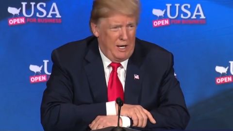 El presidente Trump habló de  la necesidad de recibir más inmigrantes.