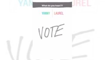 Algunos escuchan "Laurel" y otros "Yanny".