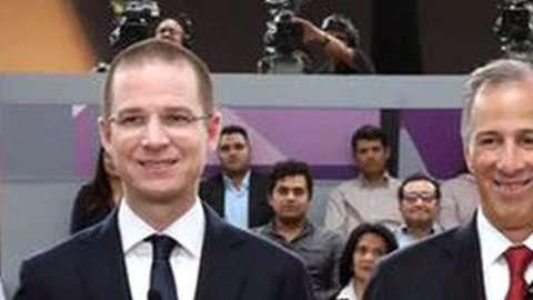 Ricardo Anaya Cortés, José Antonio Meade Kuribreña y Andrés Manuel López Obrador.