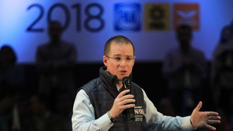 El candidato de la coalición Por México al Frente Ricardo Anaya. EFE