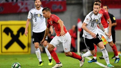 Austria vence 2-1 a Alemania en amistoso