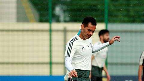 Rafa Márquez las prácticas. EFE