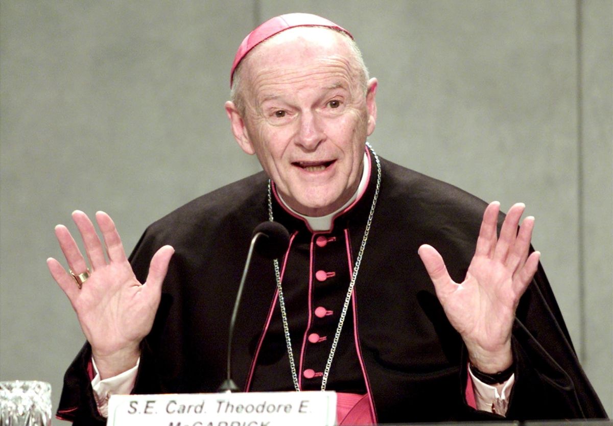 El cardenal McCarrick fue apartado de sus funciones en 2018.