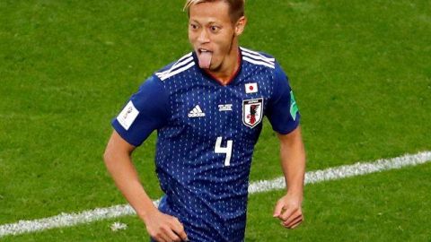 Keisuke Honda, goleador de Japón. EFE